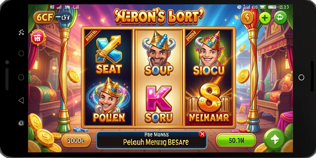 Tampilan menarik dari gameplay Slot 6CF yang mengasyikkan.