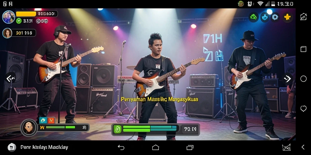 Tampilan gameplay 71H yang penuh warna dan interaktif.