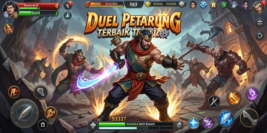 Gameplay menarik dari 93337 dengan aksi pertarungan yang mendebarkan.