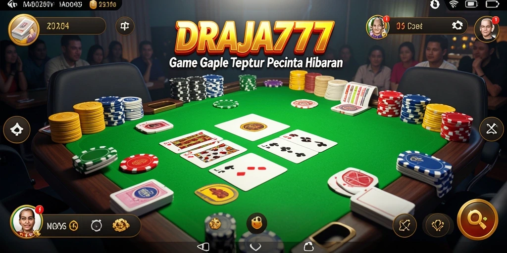 Gameplay seru dan mengasyikkan dalam DRAJA777, game Gaple terbaik.