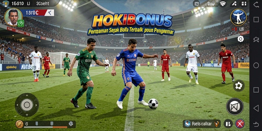 Tampilan Menarik dari Gameplay Sepak Bola di HOKIBONUS