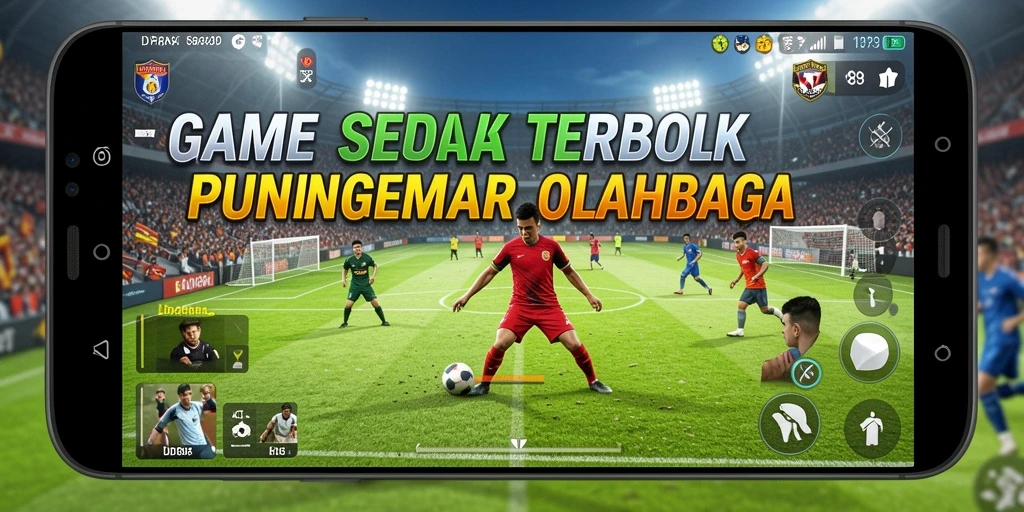 Tampilan gameplay menarik dari game sepak bola IDR89.