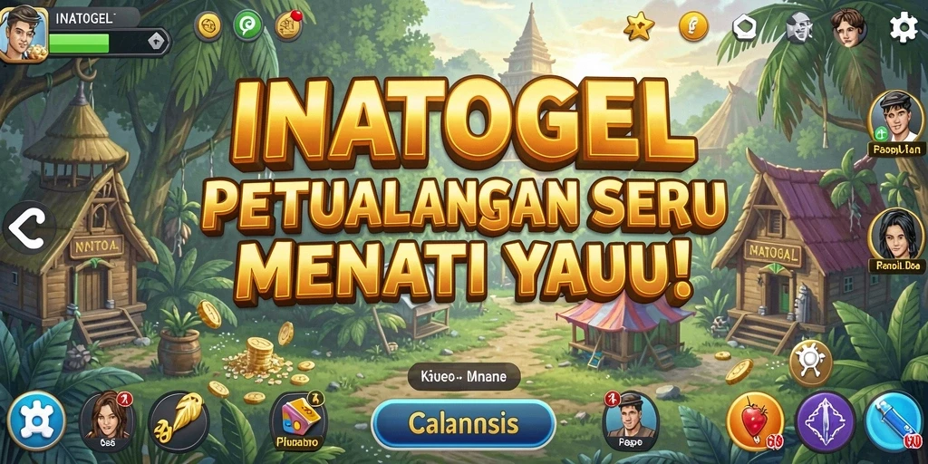 Tampilan gameplay menantang dalam INATOGEL yang penuh petualangan.