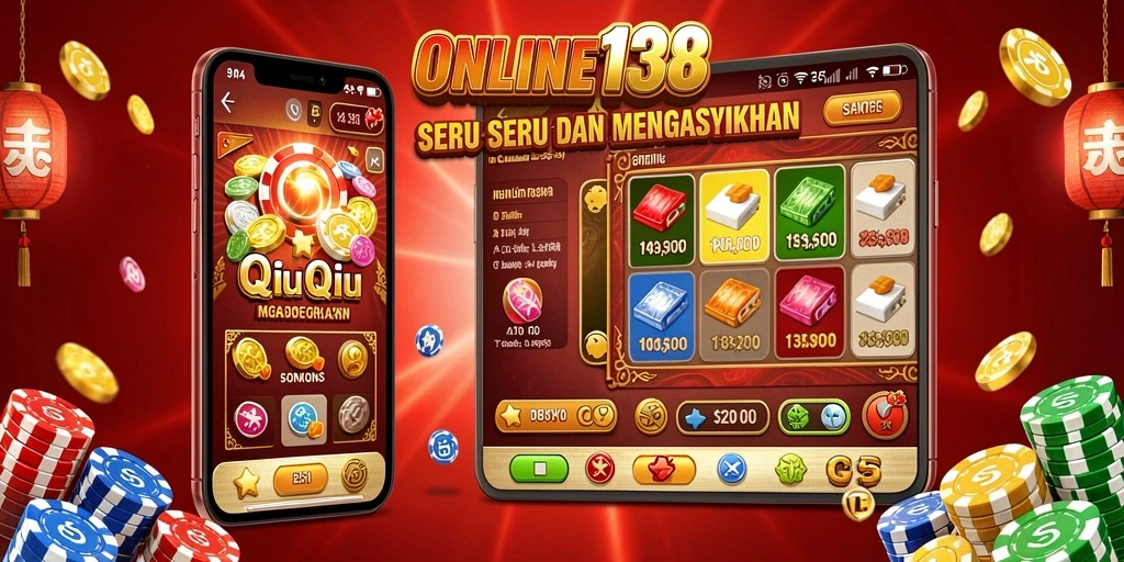 Tampilan gameplay seru QiuQiu di ONLINE138.