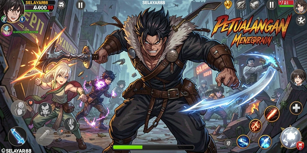 Tampilan luar biasa dari gameplay SELAYAR88 yang penuh warna.