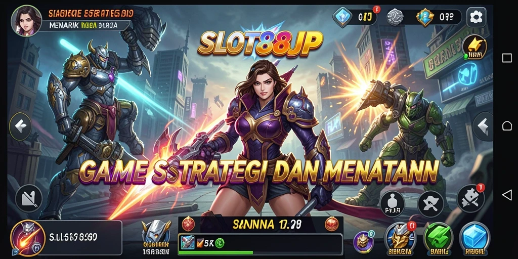 Tampilan gameplay menarik penuh strategi dan tantangan.