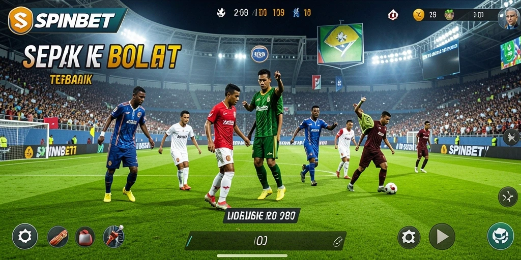 Screenshot gameplay SPINBET dengan pengalaman taruhan Football yang mendebarkan.