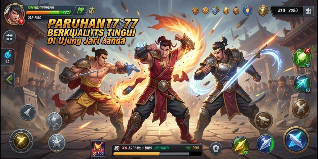Gameplay TARUHAN77 yang penuh aksi dan seru.